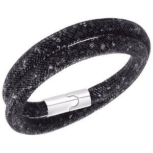 Swarovski Stardust Double Wrap Small (38cm) Bracelet JET HEM/PDS Item #5102553